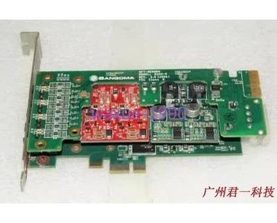1pcs Used SANGOMA A200-R PCI-e 24 Expandable Analog Voice *pz