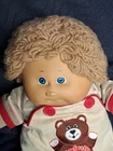 vintage Cabbage Patch Kids doll Teddy Bear Overalls