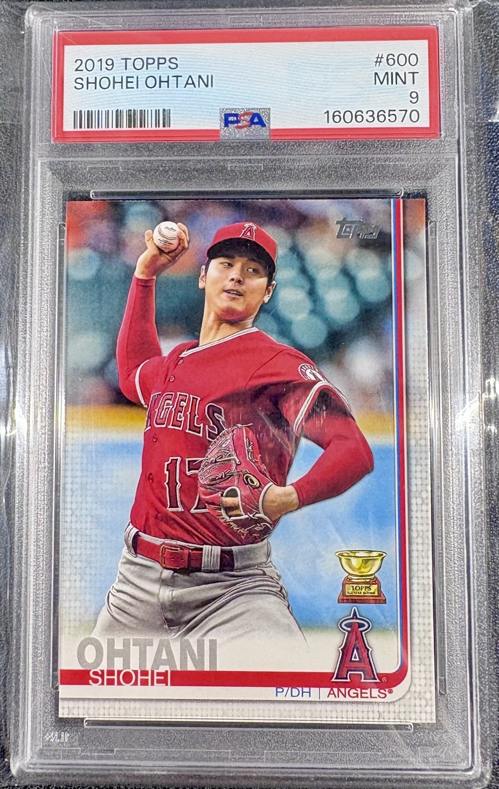2019 Topps - Shohei Ohtani #600 PSA 9 view 1