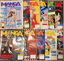Manga Max Lot of 11 UK Anime Magazine Patlabor, Sonic, Pokemon, Star Wars HTF