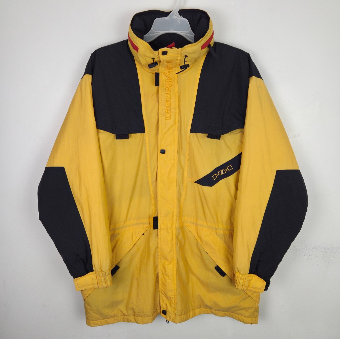 Helly Hansen Waterproof Ski Jacket Men Large Yell… - image 1