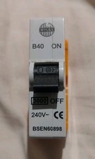 Wylex B40 40A Type B Plug-In MCB Circuit Breaker 240V Fuse Board Spare