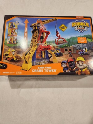 Rubble & Crew Bark Yard Crane Tower Playset Rubble Figure Kinetic Sand Build-It