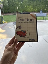 OutRun (Sega Master System, 1987) Complete CIB - Works.      Z6