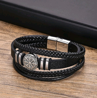 Armband Vegvisir I Wikinger Schmuck I Vikings Magnetverschluss versch. Farben