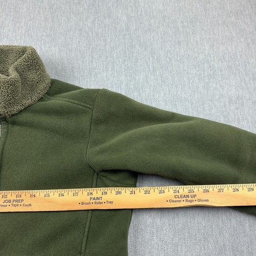 Patagonia Jacket Womens Medium Green Synchilla Windzone Full Zip Fleece Coat - Picture 7 of 10