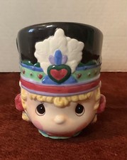 Vintage Enesco Precious Moments Girl Guard Coffee Cup / Mug Collectable