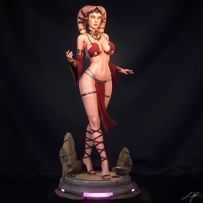 Twilek Hostess 1/10 scale 3D printed resin model kit
