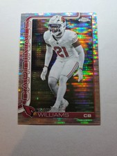 2025 Topps Chrome Football  Garrett William Silver Pulsar #6 Arizona Cardinals