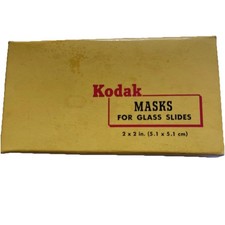 50 KODAK BANTAM MASKS for 2X2" Glass Slides