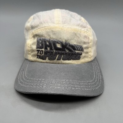 Universal Studios Back To The Future Hat Cap Strap Back Mens One Size White