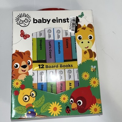 Baby Einstein My First Library 12-Book Block Set - Learning Essentials NEW