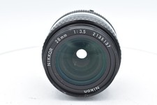 Nikon 28mm f/3.5 NIKKOR AIS Manual Focus Lens Without Caps 