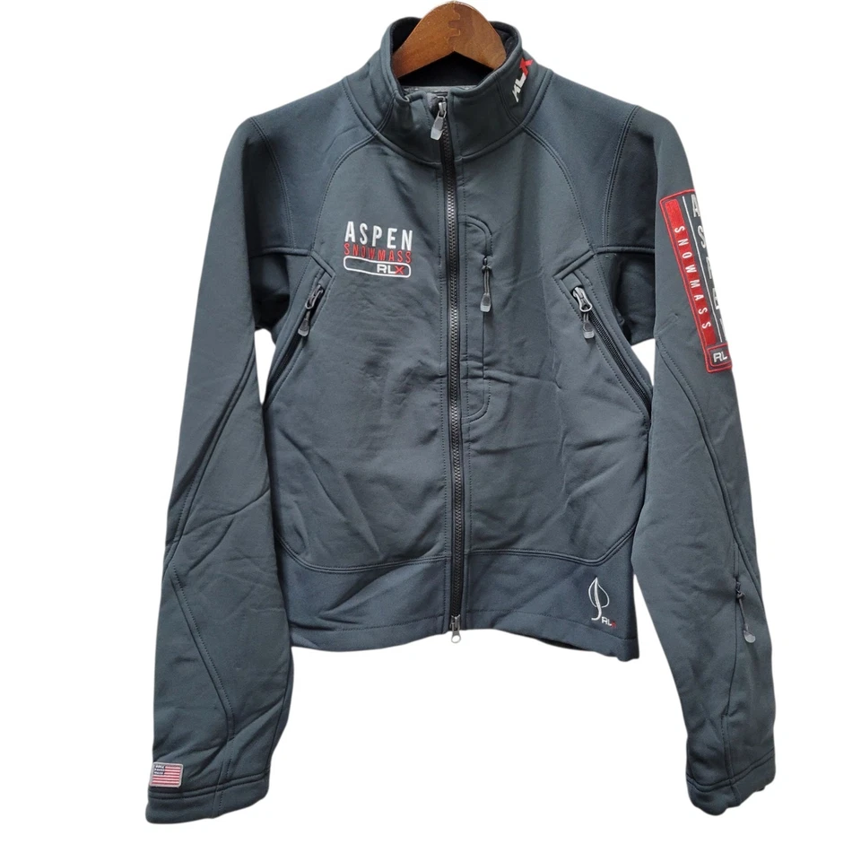 Chaqueta Ralph Lauren RLX Aspen Snowmass Rara De Colección Cremallera Completa Manga Larga Mediana Foto 4 de 4