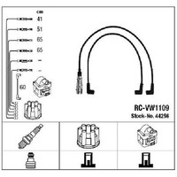 ZüNdleitungssatz FüR VW Transporter 24 25 1.9 2.1 84 Bis 92 NGK DG MV