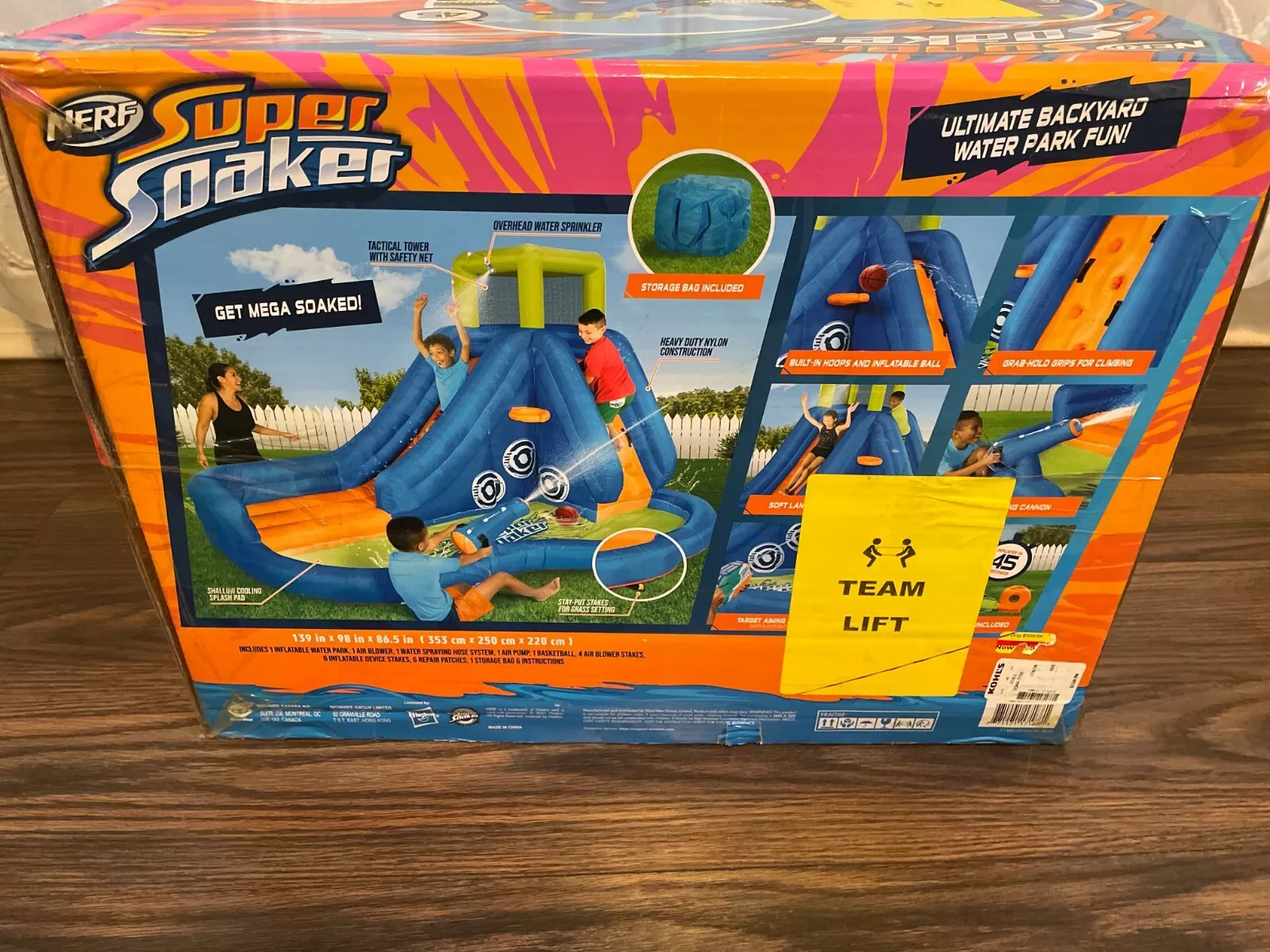 NERF SUPER SOAKER MEGA CARRIER HEAD TO HEAD ULTIMATE WATER - МНОГОЦВЕТНЫЙ 85890₽