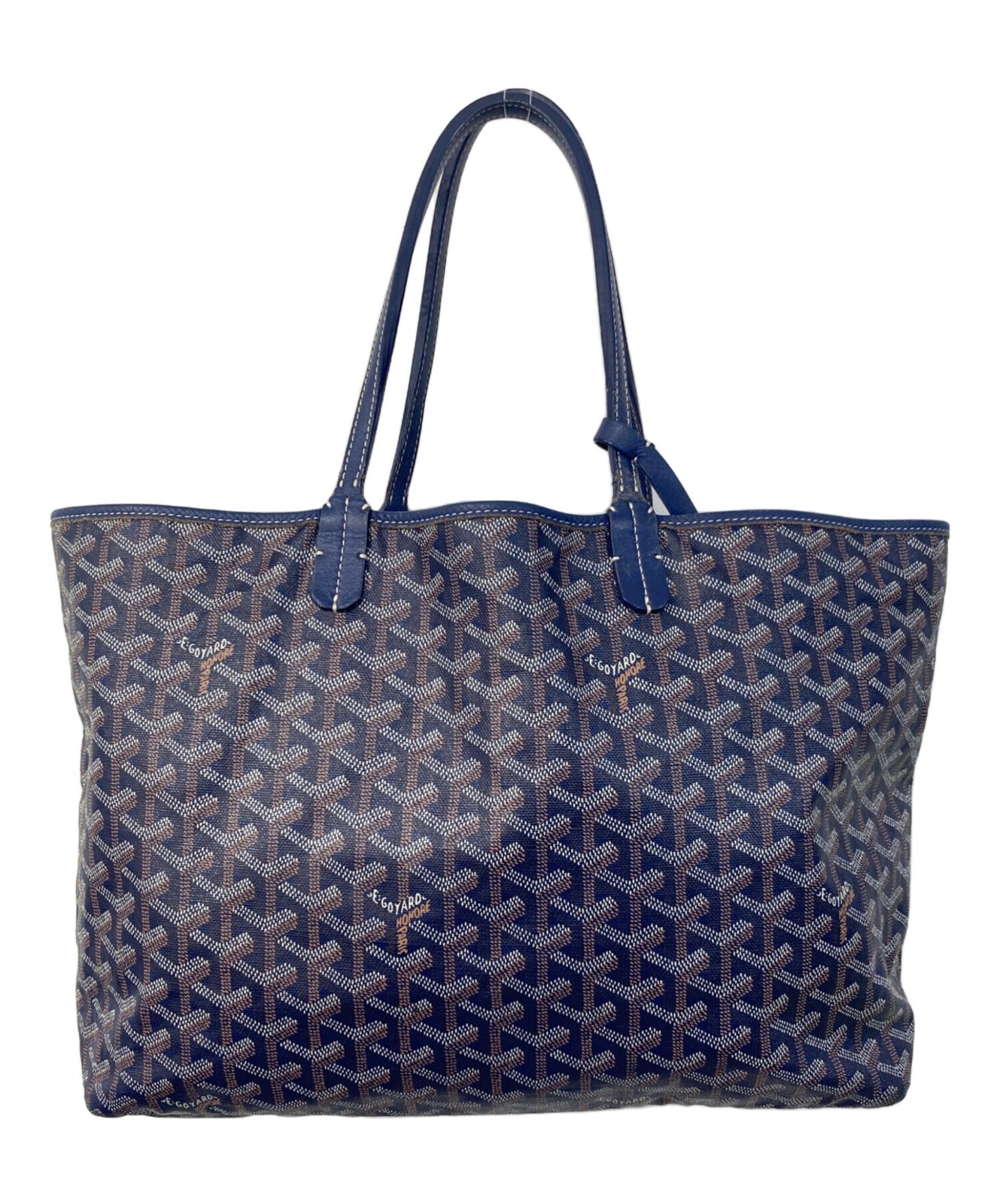Goyard Saint Louis PM Navy Tote Bag Women's #TFB856