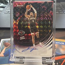 2025-26 Topps Finest JALEN GREEN Red Colossal Shots AUTO /25 Rockets