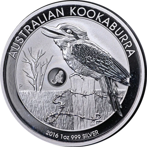 2016 Australia 1 Ounce Silver Kookaburra w/ Monkey Privy - .999 Fine OGP - ST...