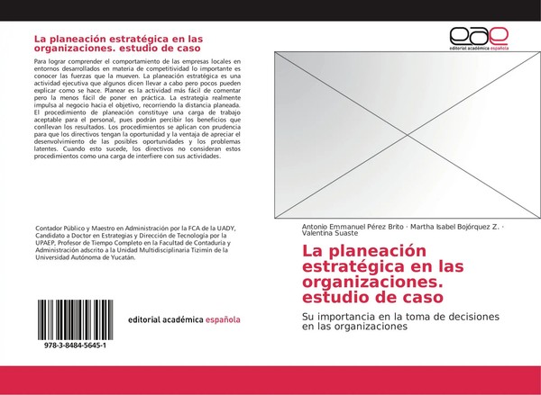 La PlaneacióN EstratéGica En Las Organizaciones. Estudio De Caso Brito (U. A.)-image