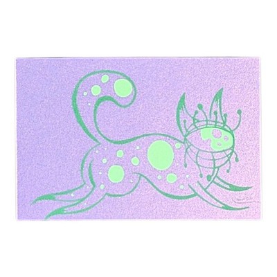 Chandler Condon ''Cyclops Kitty (Purple Shimmer)'' Micro Print