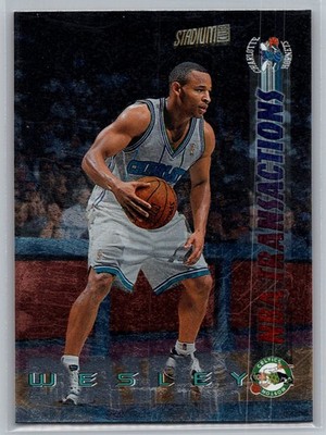 #204 David Wesley 1997-98 Stadium Club Members Only II Charlotte Hornets