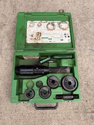 Greenlee 7804SB / 7806SB Quick Draw Hydraulic Punch Driver Knockout Set #352