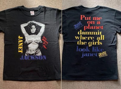 Janet Jackson Put Me On A Planet T-Shirt, Janet Jackson Rap Shirt Heavyweight T-