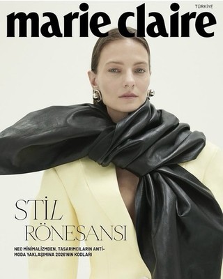 marie Claire Turkey January 2026 Tanya Ruban - Lauren Taylor / Fast Shipping