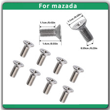 8Pcs  Screws Rotor Brake Disc Retaining 93600-06014-0H Fits For Honda Accord New