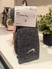 Nike Everyday Plus Cushioned Dri-FIT Crew Socks 2-Pack - Black/Coconut Speckled