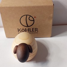 Bijörn Köhler, Schaf natur mit schwarzen Kopf, groß,  Art.Nr.350SK