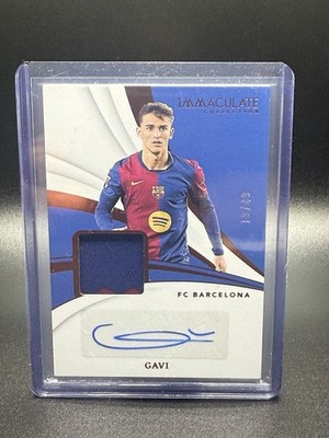 2024-2025 Immaculate Gavi /49 Auto Patch