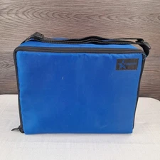 STARITE Blue Vintage 30 CD Carry Travel Case w/ Strap