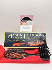 Image of Mason Pearson Handy Bristle & Nylon Hair Brush BN3 Dark Ruby Unsealed Box