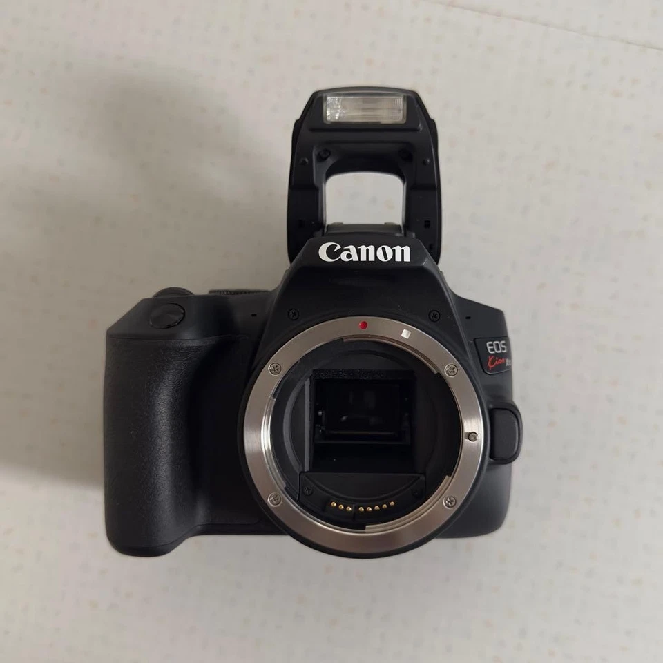 Canon EOS Kiss X10 DSLR Camera with 18-55mm & 55-250mm Lenses Kit, Lightweight - Image 2 of 4