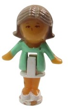 1990 Polly Pocket Vintage RARE Doll "Mystery Doll" - Pixie Bluebird Toys
