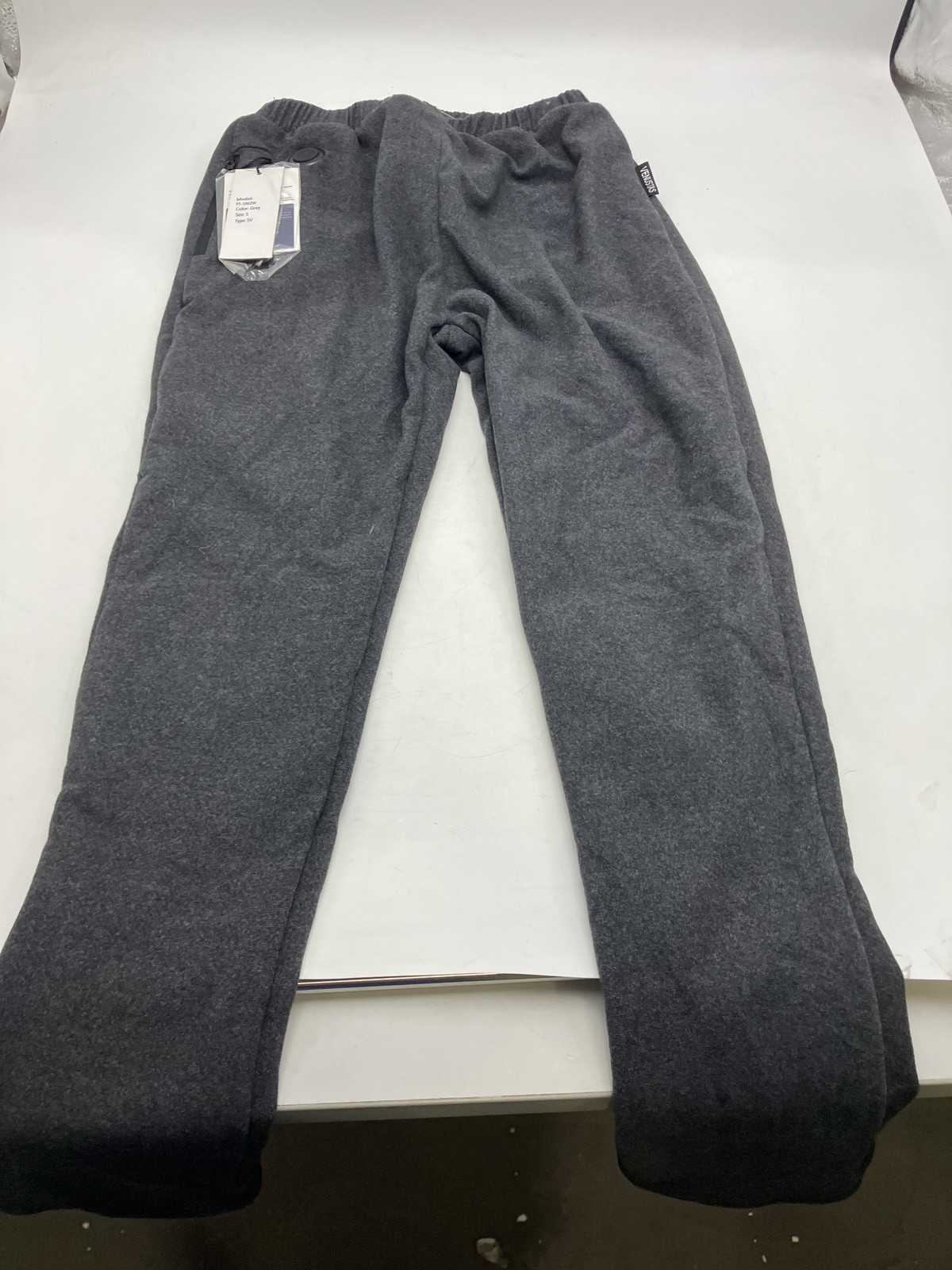 СПОРТИВНЫЕ БРЮКИ VENUSTAS С ПОДОГРЕВОМ БЕЗ БАТАРЕЙКИ - РАЗМЕР: МУЖСКИЕ МАЛЕНЬКИЕ - СЕРЫЕ - PT-1902W