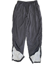 Vintage Nike Track Pants Adult Large Black Windbreaker 90s Y2K Retro White Tag