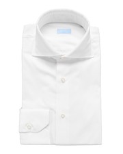 NWT IL SARTORE NAPOLI by VINCENZO DI RUGGIERO SHIRT white cotton 39 15 1/2