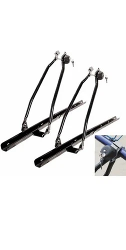 Roof Mounted Bike Racks Stand Cycle Carrier Universal Lockable Car Bicycle x2