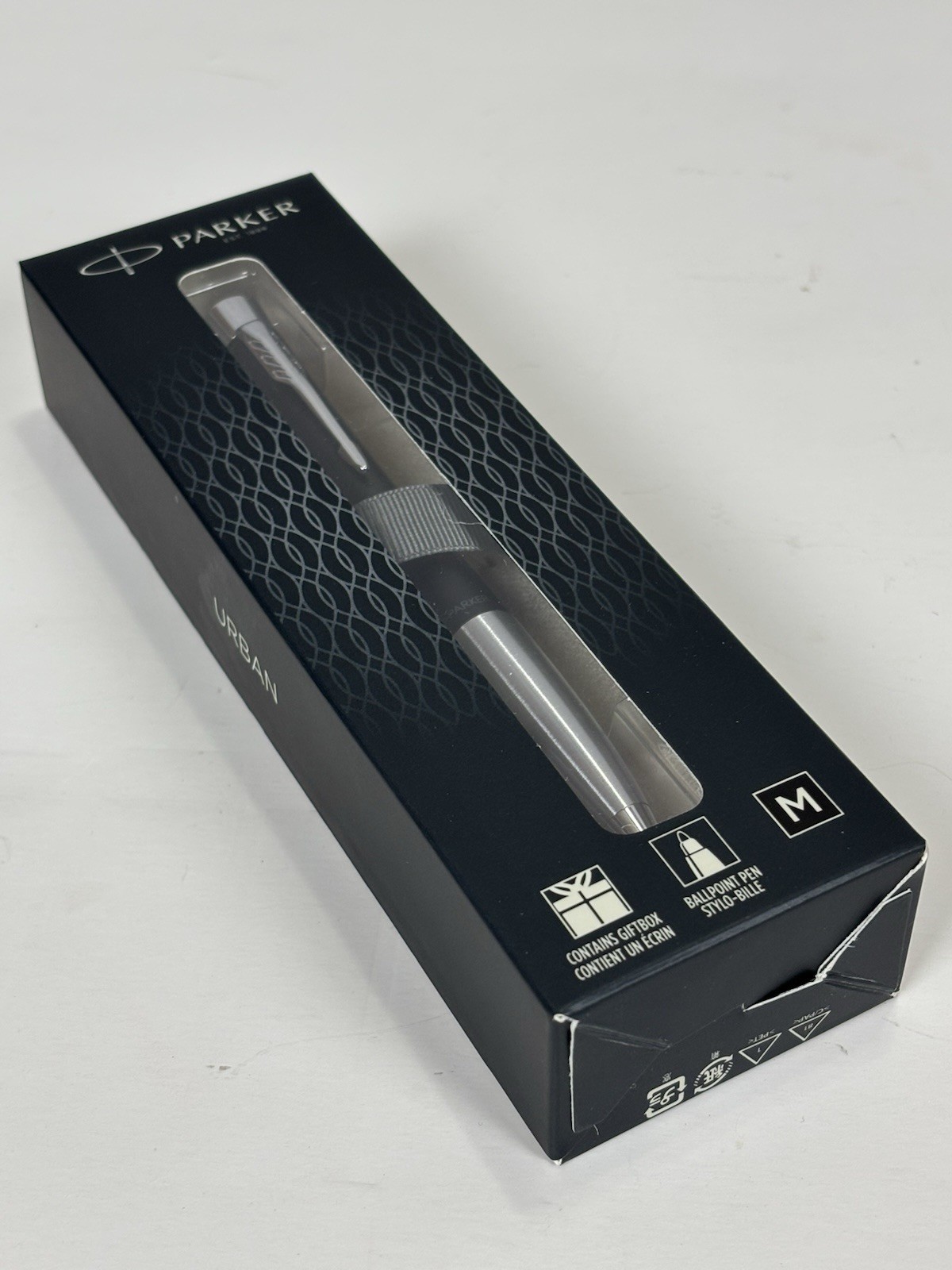 Parker 2150858 Ballpoint Pen Urban Muted Black C.C. M Black