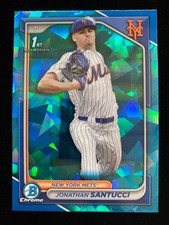2024 Bowman Chrome Draft Sapphire JONATHAN SANTUCCI 1st Rookie Mets RC QUANTITY