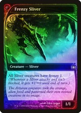 Frenzy Sliver FOIL Future Sight NM Black Common MAGIC GATHERING CARD ABUGames