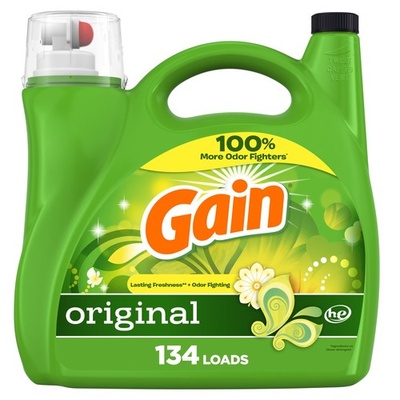 #ad Gain Liquid Laundry Detergent Original Scent 194 fl oz 134 Loads $23.93