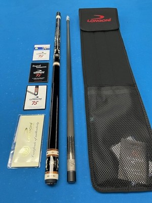 Longoni Dutch Lion by Dick Jaspers carom cue + Luna Nera shaft