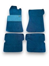 Fußmatten Teppich passend für Mercedes Benz SL107 R107/W107 4 teilig Blau Fußmatten Teppich passend für Mercedes Benz SL107 R107/W107 4 teilig Blau