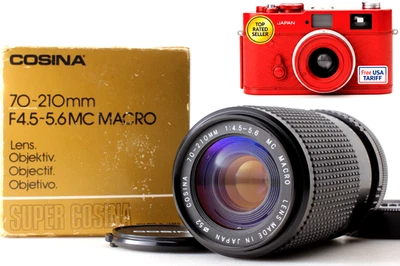 〖NEUF avec boîte〗 Objectif macro COSINA 70-210mm f/4.5-5.6 MC pour Canon FD d... - Photo 1/4