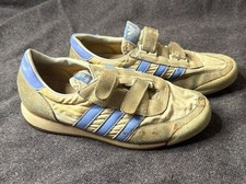 Vintage 1980s Adidas Madison Comfort Strap Sneakers Made in Taiwan