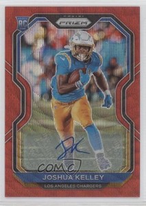 2020 Panini Prizm Red Wave /149 Joshua Kelley #326 Rookie Auto RC